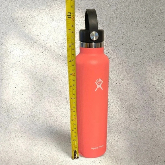 Hydro Flask 24oz Standard Mouth Flex Cap Bottle Tumbler Insulated, Hibiscus - Picture 5 of 9